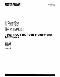 spare parts catalog Cat Lift Trucks T60C, T70C, T80C, T90C, T100C, T120C Parts Manual PDF