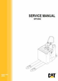 repair manual Cat Forklift NPF25N2 Service Manual PDF