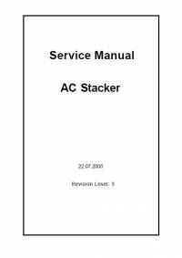repair manual Caterpillar AC Stacker Service Manual PDF