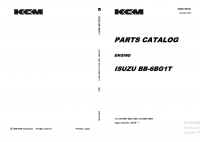 spare parts catalog Kawasaki Isuzu BB-6BG1T Engine Parts Catalog PDF