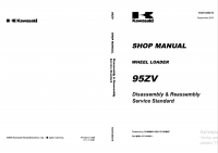 repair manual Kawasaki Wheel Loader 95ZV Set of Shop Manual PDF