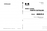 spare parts catalog Kawasaki Wheel Loader 60ZIV-2 Parts Catalog PDF