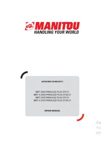 repair manual Manitou MRT/MRT-X 3050/2470 PRIVILEGE PLUS ST4/ST3 S1 Repair Manual PDF