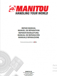 repair manual Manitou Series 3 Euro 3(M26-M50-4 T) Repair Manual PDF