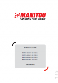 repair manual Manitou MRT 1440-1640-1840 EASY 400 ST3B S1 Repair Manual PDF