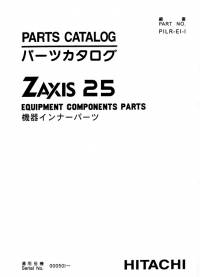 spare parts catalog Hitachi Equipment Components Parts Zaxis 25 Parts Catalog PDF