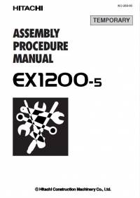 repair manual Hitachi Excavator EX1200-5 Assembly Procedure Manual PDF