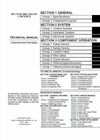 repair manual Hitachi Excavator EX1900-5 Operational Principle Technical Manual PDF