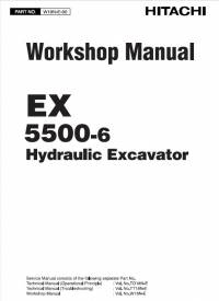 repair manual Hitachi Hydraulic Excavator EX5500-6 Workshop Manual PDF