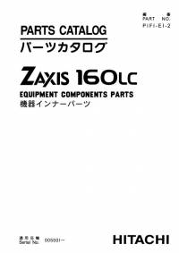 spare parts catalog Hitachi Equipment Components Parts Zaxis 160LC Parts Catalog PDF