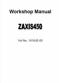 repair manual Hitachi Excavator Zaxis 450 Workshop Manual PDF