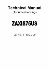 repair manual Hitachi Excavator Zaxis 75US Troubleshooting Technical Manual PDF