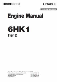 repair manual Hitachi Engine 6HK1 Tier 2 Engine Manual PDF