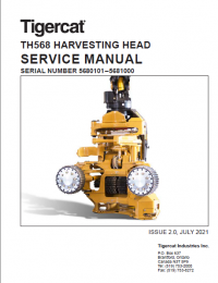 repair manual Tigercat Harvesting Head TH568 Operators and Service Manual PDF