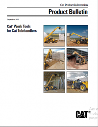 repair manual Cat Work Tools for Cat Telehandlers Product Bulletin Manual PDF