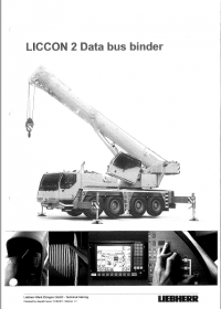 repair manual Liebherr LTM 1095-5.1 LICCON 2 Data bus binder Technical training Manual PDF