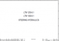 Diagnostic Software LIEBHERR LTM 1250-6.1, LTM 1300-6.1 Hydraulic Schematics Manual PDF