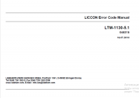 Diagnostic Software Liebherr LTM1130-5.1 LICCON Error Code Manual PDF