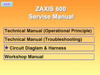 repair manual Hitachi Excavator Zaxis 600 Technical & Workshop Manuals & Circuit Diagrams PDF