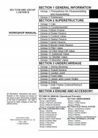 repair manual Hitachi Crawler Crane SCX700 Workshop Manual PDF