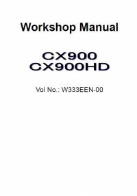 repair manual Hitachi Crawler Crane CX900/900HD Workshop Manual PDF
