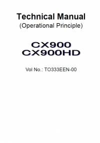 repair manual Hitachi Crawler Crane CX900/900HD Operational Principle Technical Manual PDF