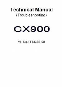 repair manual Hitachi Crawler Crane CX900 Troubleshooting Technical Manual PDF