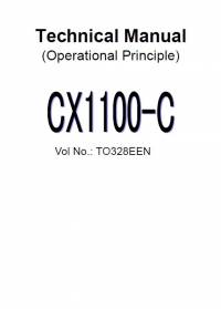 repair manual Hitachi Crawler Crane CX1100-C Operational Principle Technical Manual PDF