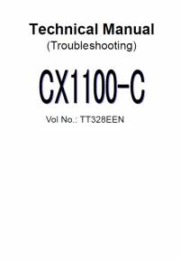 repair manual Hitachi Crawler Crane CX1100-C Troubleshooting Technical Manual PDF