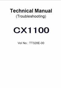 repair manual Hitachi Crawler Crane CX1100 Troubleshooting Technical Manual PDF