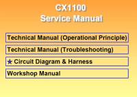 repair manual Hitachi Crawler Crane CX1100 Service Manual Set PDF