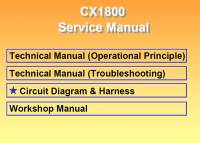 repair manual Hitachi Crawler Crane CX1800 Service Manual PDF