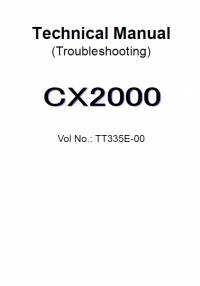 repair manual Hitachi Crawler Crane CX2000 Troubleshooting Technical Manual PDF
