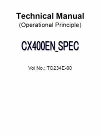 repair manual Hitachi Crawler Crane CX400 Operational Principle Technical Manual PDF