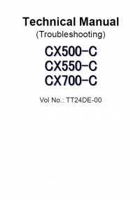 repair manual Hitachi Crawler Crane CX500-C, CX550-C, CX700-C Troubleshooting Technical Manual PDF