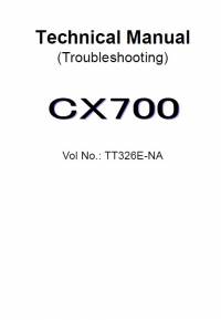 repair manual Hitachi Crawler Crane CX700 NA Troubleshooting Technical Manual PDF