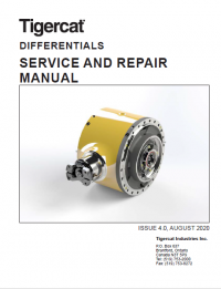 repair manual Tigercat Differentials Service and Repair Manual PDF