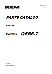 spare parts catalog Cummins Engine QSB6.7 Parts Manual PDF