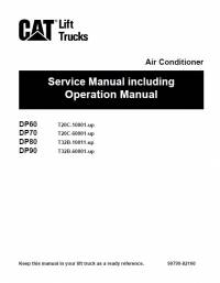 repair manual Cat Lift Trucks DP60, DP70, DP80, DP90 Service Manual+Operation Manual PDF