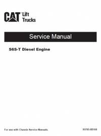 repair manual Cat Lift Trucks S6S-T Diesel Engine Service Manual PDF