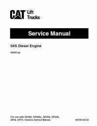 repair manual Cat Lift Trucks S6S Diesel Engine Service Manual PDF