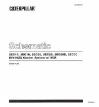 repair manual Cat Lift Trucks 2EC15, 2EC18, 2EC20, 2EC25, 2EC25E, 2EC30 Schematics PDF