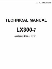 repair manual Hitachi Wheel Loader LX300-7 Technical Manual PDF