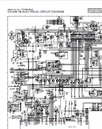 Diagnostic Software Hitachi Hydraulic Excavator EX1200-7B and EX1200-7 Diagrams Manual PDF