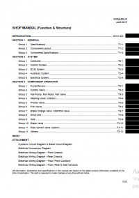 repair manual Kawasaki 70Z6 Wheel Loader Function and Structure Shop Manual PDF