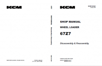 repair manual Kawasaki 67Z7 Wheel Loader Set of Shop Manual PDF