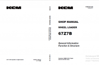 repair manual Kawasaki 67Z7B Wheel Loader Shop Manual PDF