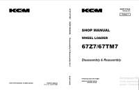 repair manual Kawasaki 67Z7B, 67TM7B Wheel Loader Shop Manual PDF