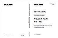 repair manual Kawasaki 62Z7, 67Z7, 67TM7 Wheel Loader Set of Shop Manual PDF