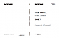 repair manual Kawasaki 60Z7 Wheel Loader Set of Shop Manual PDF